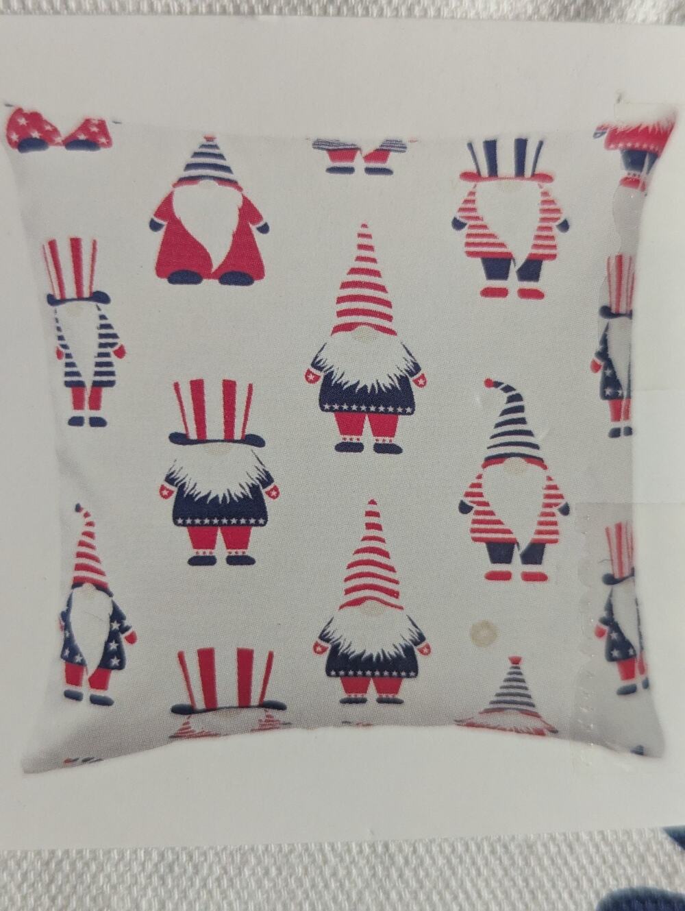 Ikea Knorrlag Pillow Cushion Cover Cotton 20" x 20" Gnomes New Red White Blue